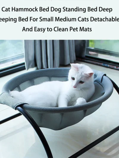 Kitty Snuggle Nest Hammock – Kittyify Edition.  For kitties who believe comfort should come with a gentle sway.”