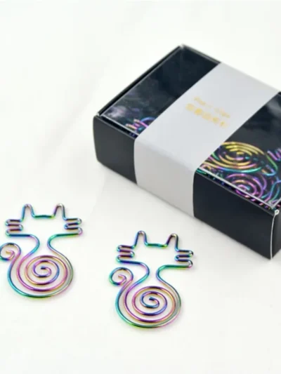 Whisker Peek‑A‑Boo Cat Page Holders — 4PCS