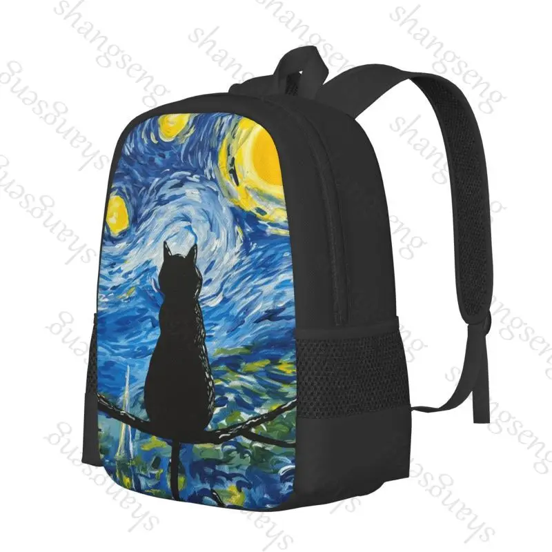 Magic Garden Cat Backpack - Large Capacity Kawaii School, Travel & Office Bag - Image 11