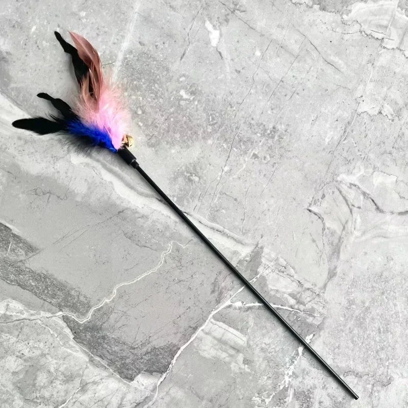 Spring Teaser Stick Toy. Interactive Suction‑Cup Cat Play Wand with Feather & Bell. - Image 6