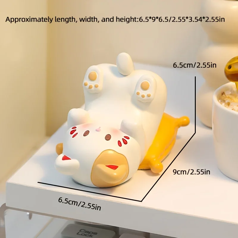 π Kawaii Cat Phone & Glasses Caddy β Cute Desktop Organizer for Home & Office - Image 4