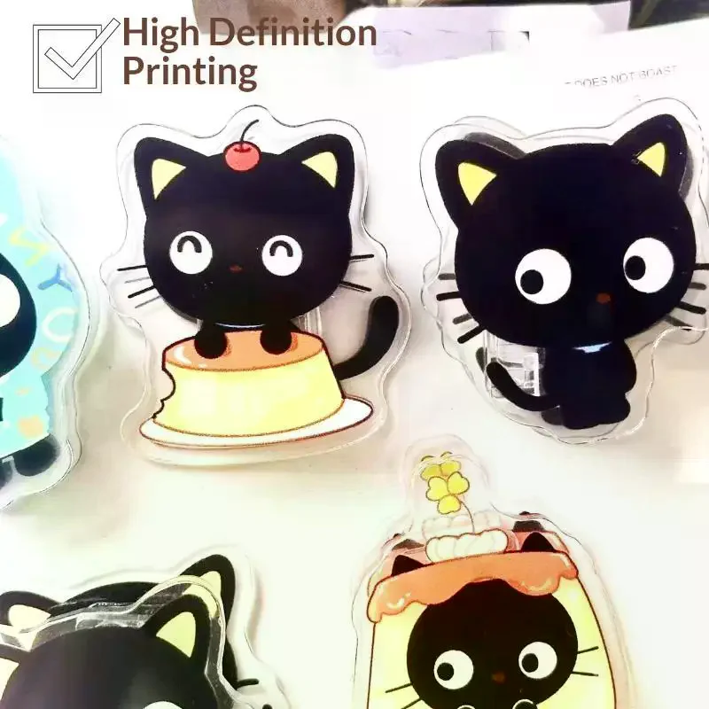 Purrfect Chococat Double‑Sided Acrylic Clips (5PCS) ⭐ - Image 3