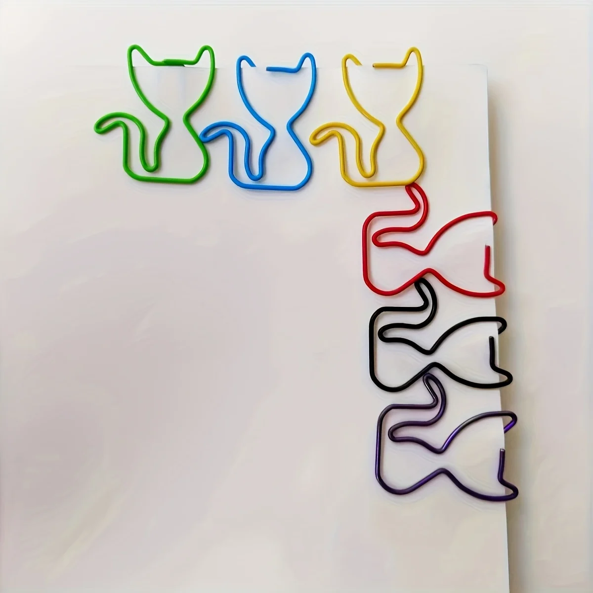 Purrfect Cat‑Shaped Paper Clips in Mixed Colors (25PCS) ⭐