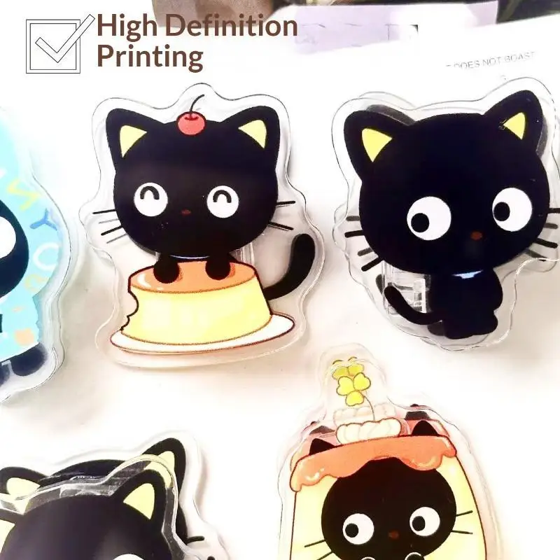 Purrfect Chococat Double‑Sided Acrylic Clips (5PCS) ⭐ - Image 9