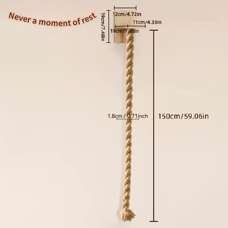 ⭐ Climb‑N‑Scratch Whisker Rope Loft - Image 6