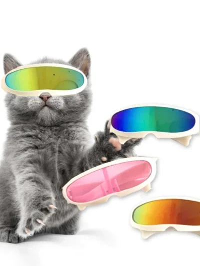 Kitty Adventure Goggles.  Funny Cosplay & Photography Props for Cats & Small Dogs