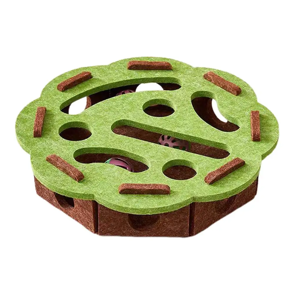 Felt Maze Puzzle Toy. Multi‑Layer Digging & Scratching Enrichment Game for Cats - Image 7