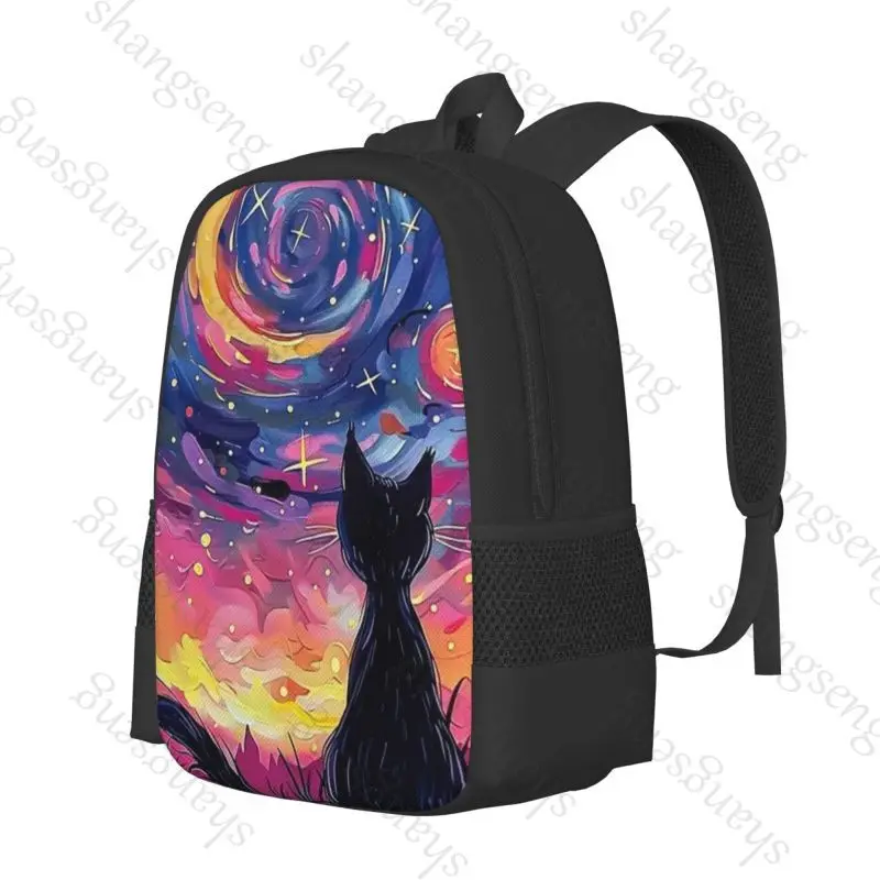 Magic Garden Cat Backpack - Large Capacity Kawaii School, Travel & Office Bag - Image 9