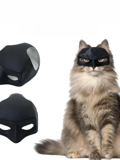 Avenger Kitty Batman Mask.  Bold, Funny, and Heroically Adorable