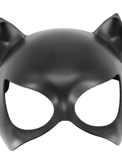 Halloween Cat Cosplay Mask.  Adult & Kids Costume Accessory for Parties & Role‑Play