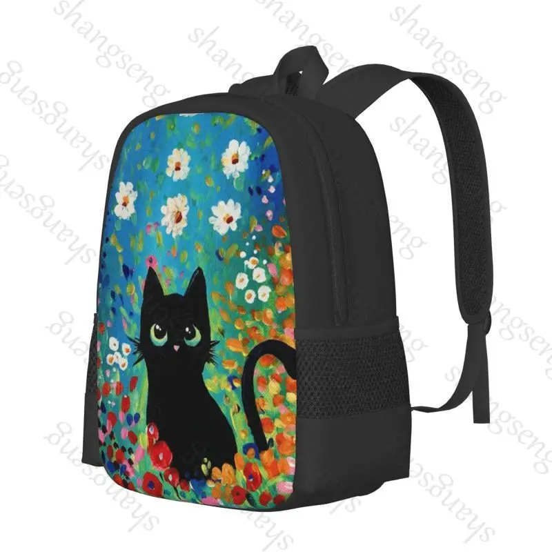 Magic Garden Cat Backpack - Large Capacity Kawaii School, Travel & Office Bag - Image 14