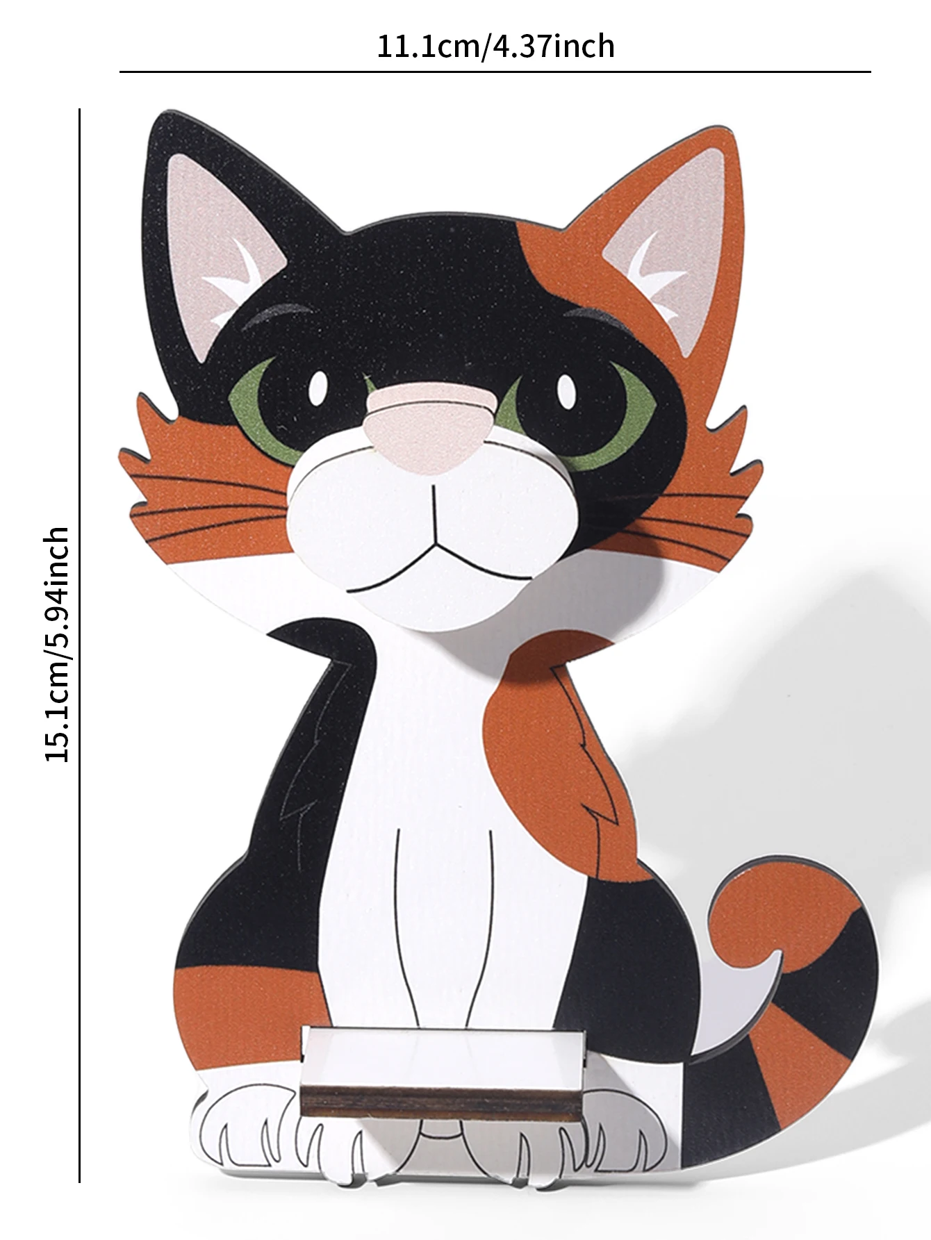 π 3D Cartoon Cat Eyeglass Holder β Wooden Desk Buddy for Glasses & Sunnies - Image 9