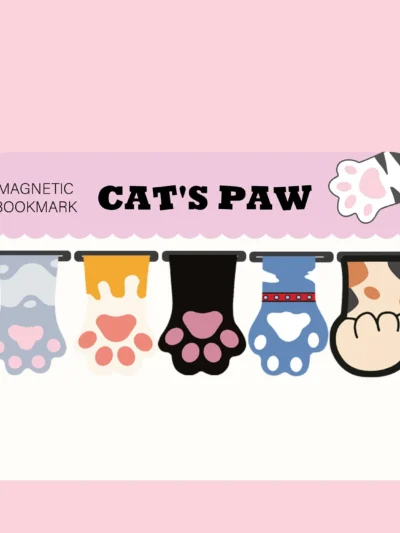 Meowgical Magnetic Cat Book Tabs (5PCS) ⭐