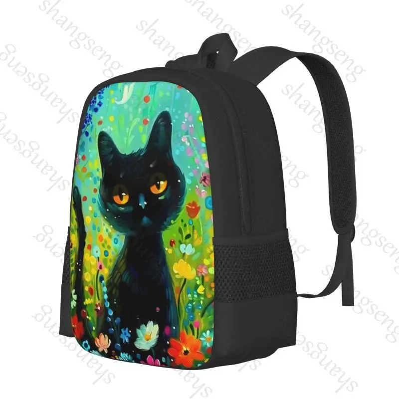 Magic Garden Cat Backpack - Large Capacity Kawaii School, Travel & Office Bag - Image 20