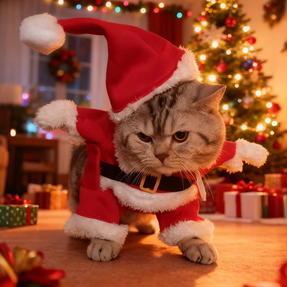 Santa Paw Holiday Suit. Cozy, Festive, and Totally Adorable - Image 16