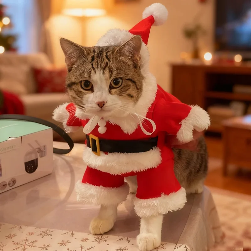 Santa Paw Holiday Suit. Cozy, Festive, and Totally Adorable - Image 5