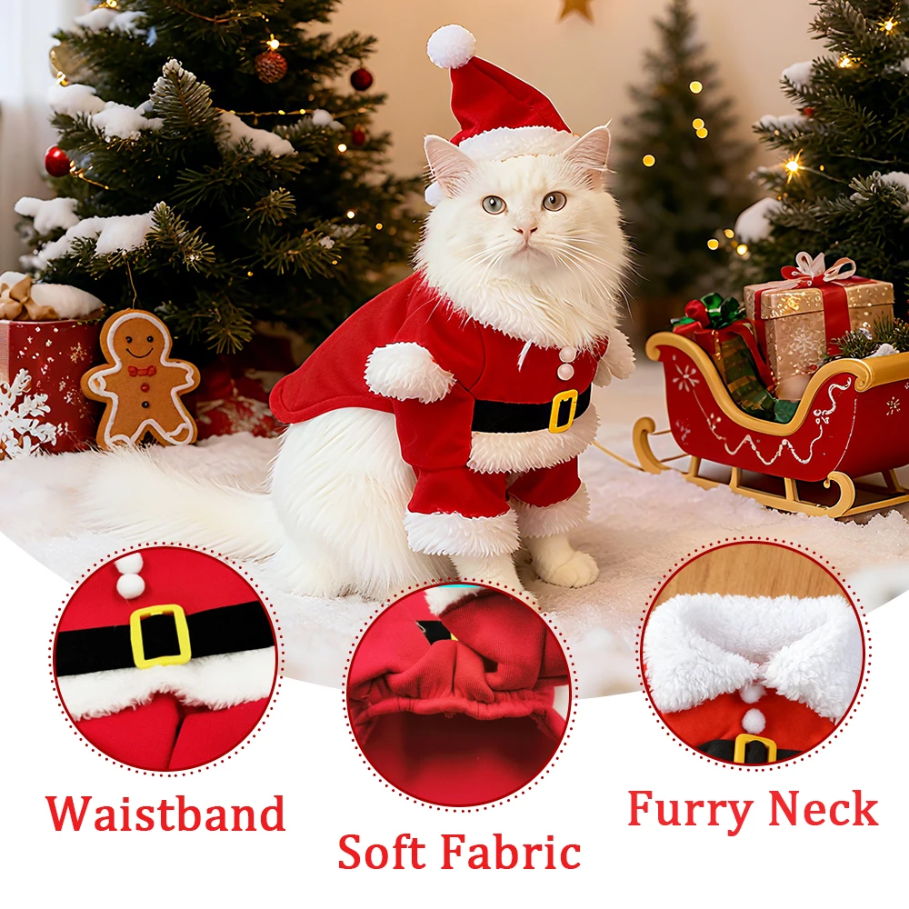 Santa Paw Holiday Suit. Cozy, Festive, and Totally Adorable - Image 13
