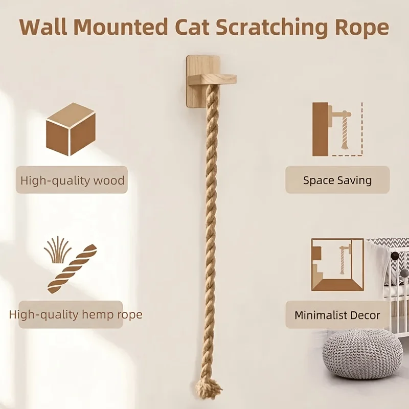 ⭐ Climb‑N‑Scratch Whisker Rope Loft - Image 11