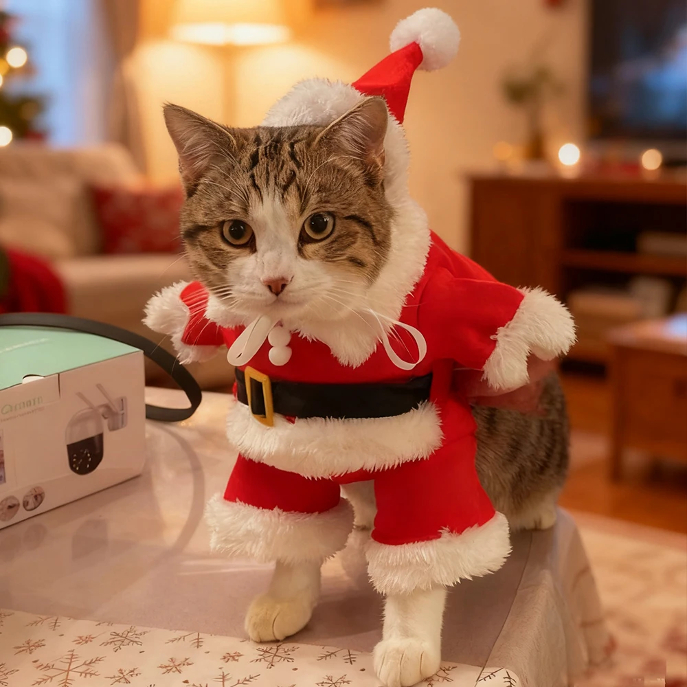 Santa Paw Holiday Suit. Cozy, Festive, and Totally Adorable - Image 15