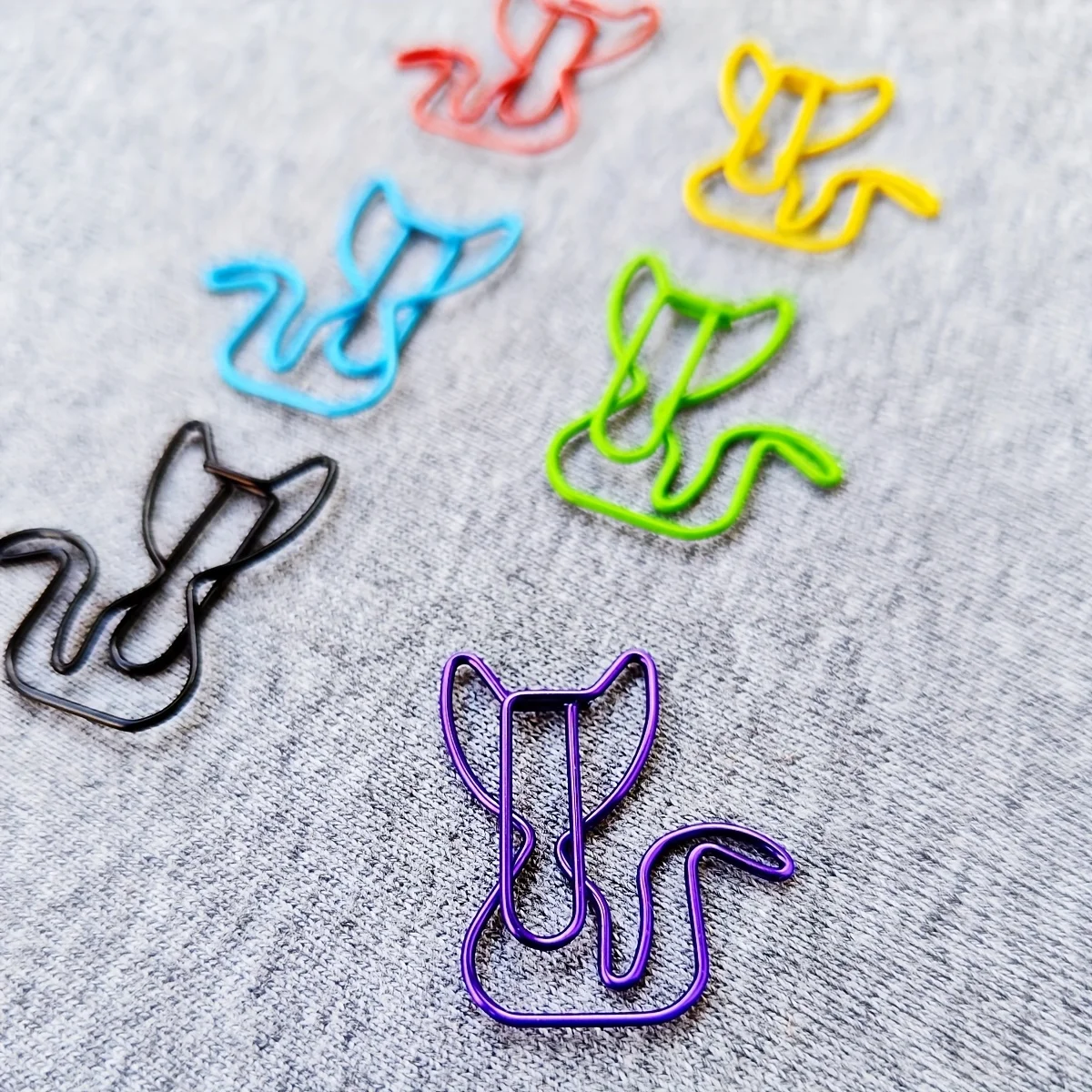 Purrfect Cat‑Shaped Paper Clips in Mixed Colors (25PCS) ⭐ - Image 5