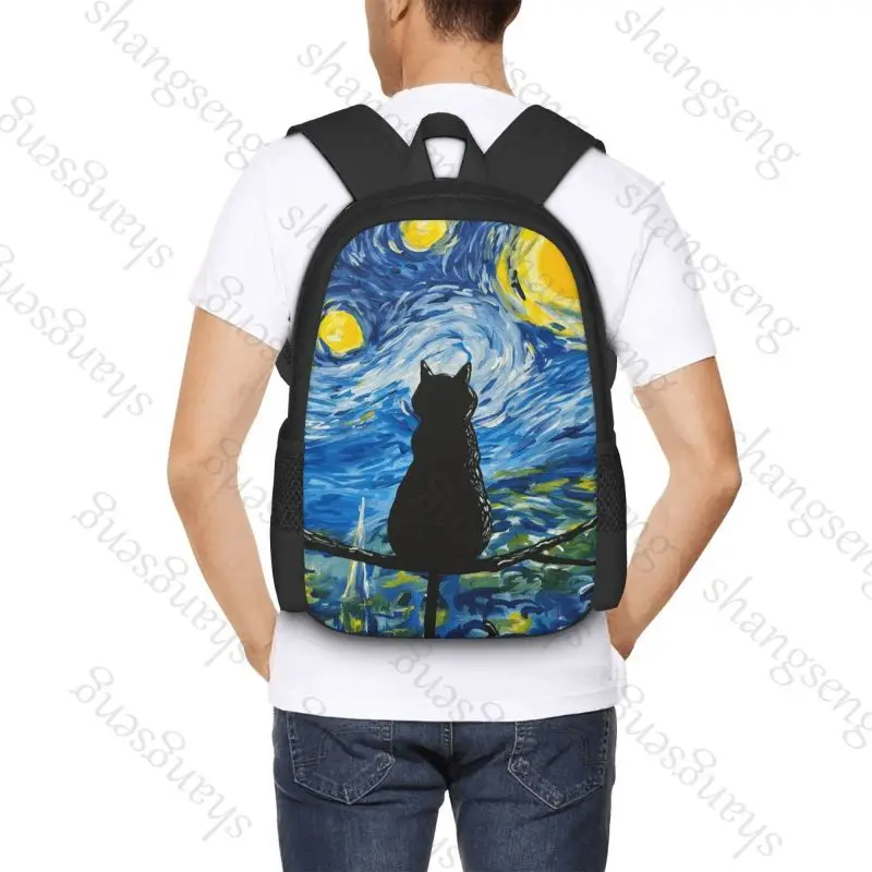 Magic Garden Cat Backpack - Large Capacity Kawaii School, Travel & Office Bag - Image 5