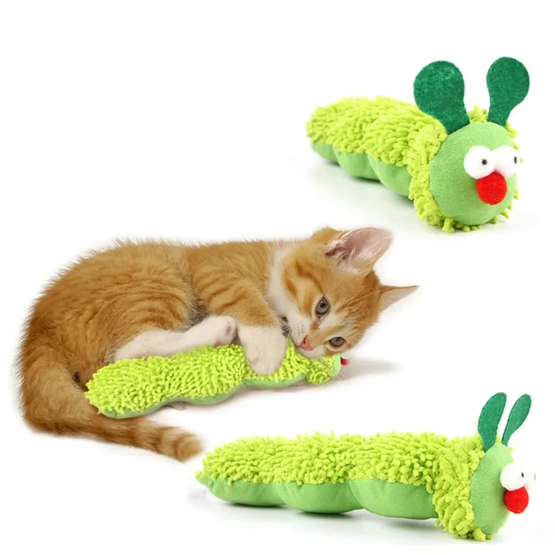 ⭐ Silvervine Caterpillar Cat Toy — Catnip Fun, Stress Relief & Playful Interaction