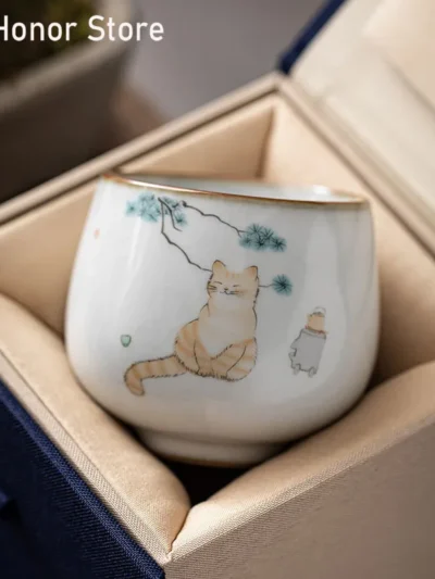 ⭐ Ru‑Kitty Serenity Teacup