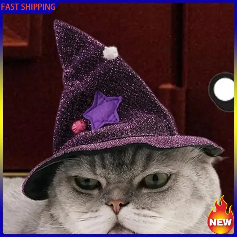 ⭐Halloween Wizard Pet Costume – Magical Cloak & Hat for Cats & Dogs - Image 6