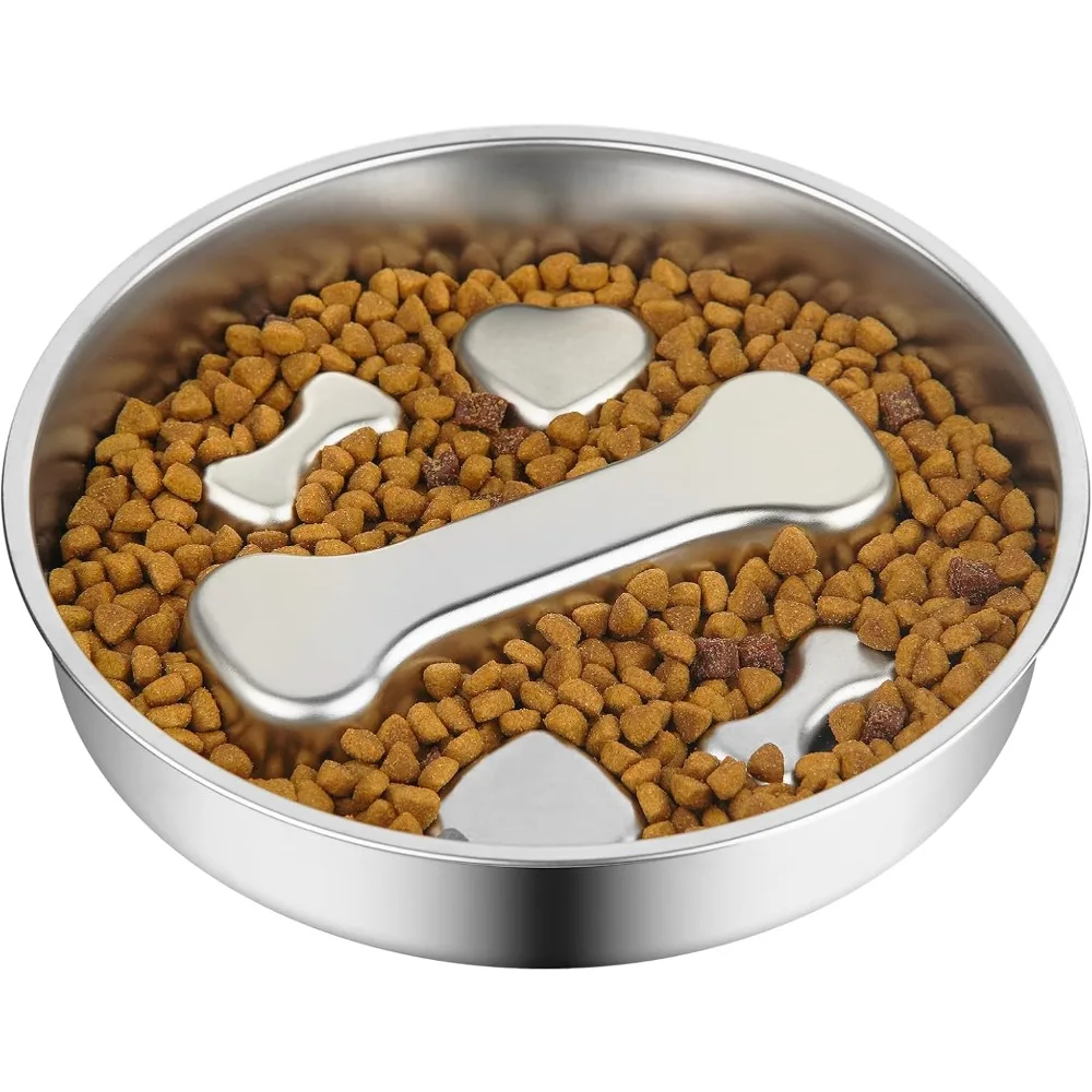 ⭐ Stainless Steel Slow Feeder Bowl – Non‑Slip Puzzle Dish - Image 8
