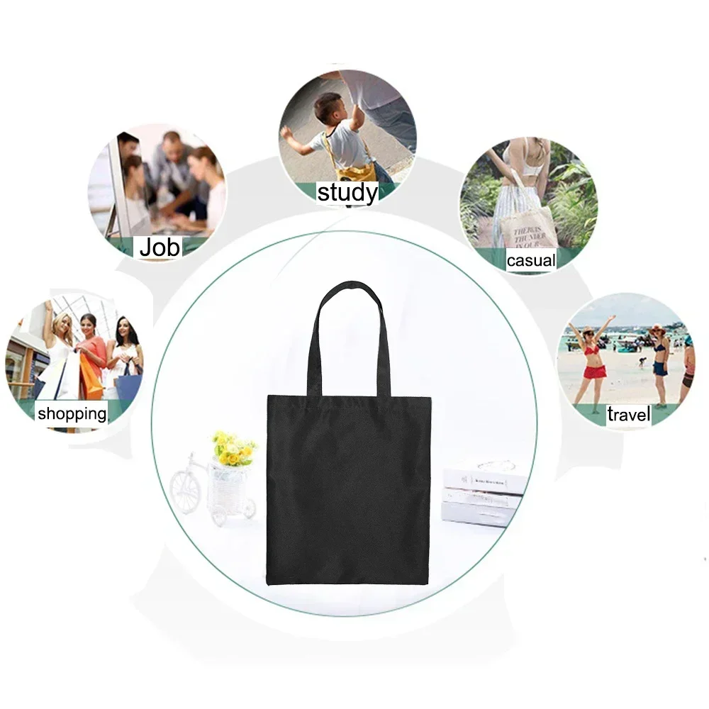 ⭐ Cat & Book Lover Reusable Canvas Bag - Image 21