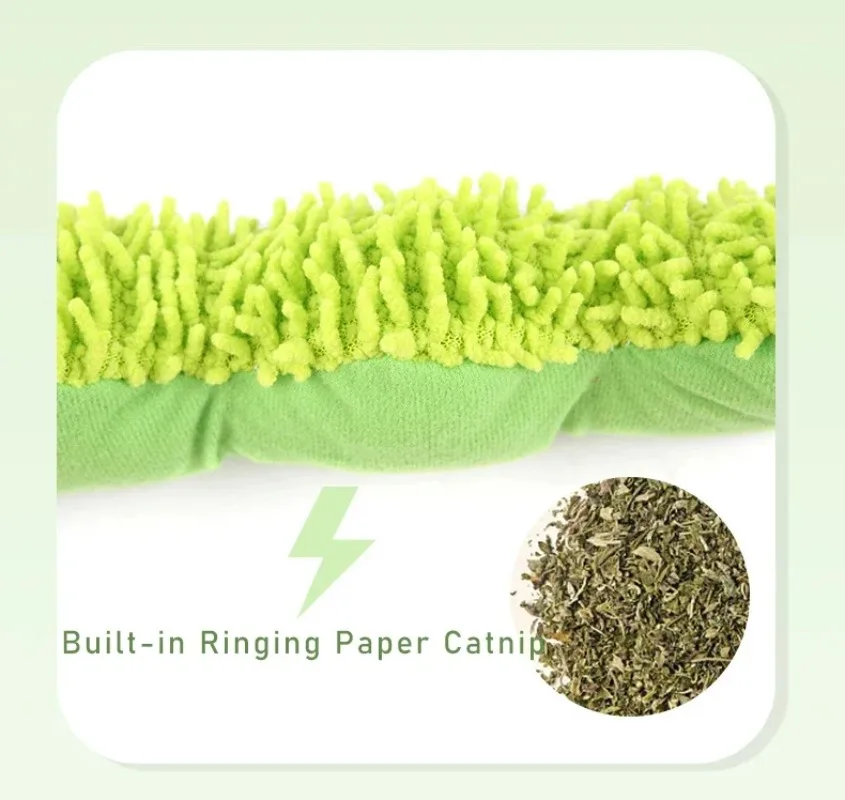 ⭐ Silvervine Caterpillar Cat Toy — Catnip Fun, Stress Relief & Playful Interaction - Image 12