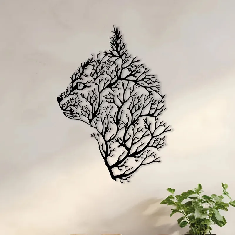 β Vintage Iron Cat Wall Art - Image 5