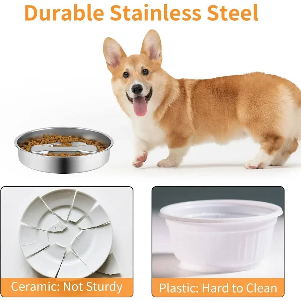 ⭐ Stainless Steel Slow Feeder Bowl – Non‑Slip Puzzle Dish - Image 11