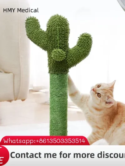 ⭐ Cactus Bounce‑Ball Kitty Scratcher