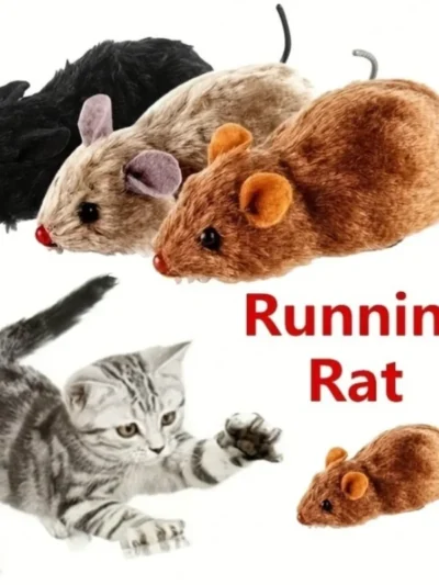 ⭐🐭 Clockwork Simulation Mice – Battery‑Free Cat Toy