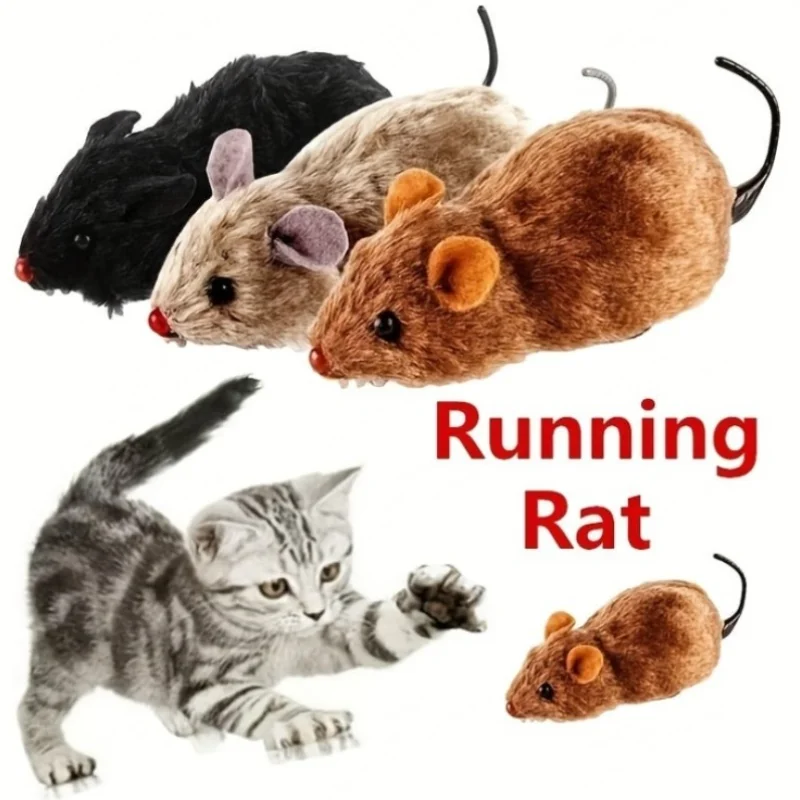 ⭐🐭 Clockwork Simulation Mice – Battery‑Free Cat Toy