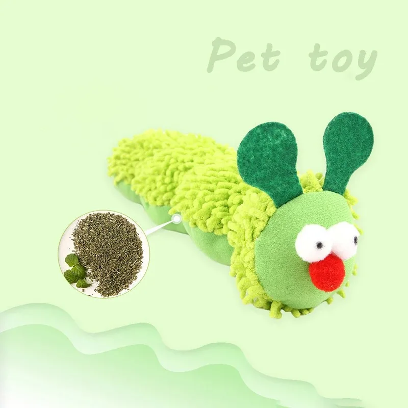 ⭐ Silvervine Caterpillar Cat Toy — Catnip Fun, Stress Relief & Playful Interaction - Image 3