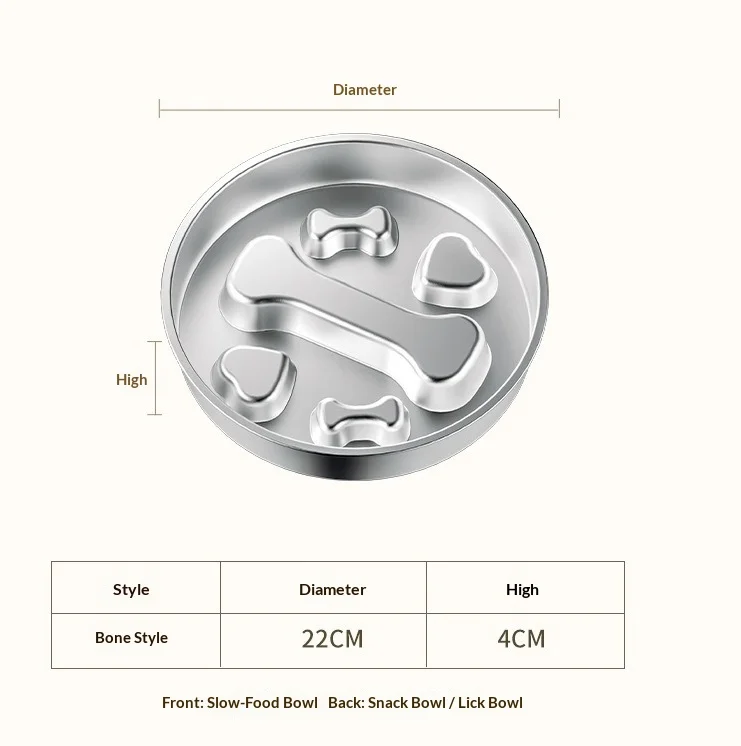 ⭐ Stainless Steel Slow Feeder Bowl – Non‑Slip Puzzle Dish - Image 7