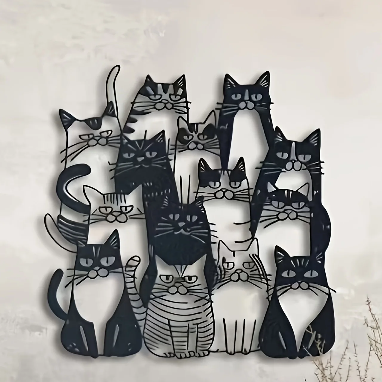 ⭐ 2D Metal Cat‑Shaped Wall Art - Image 6