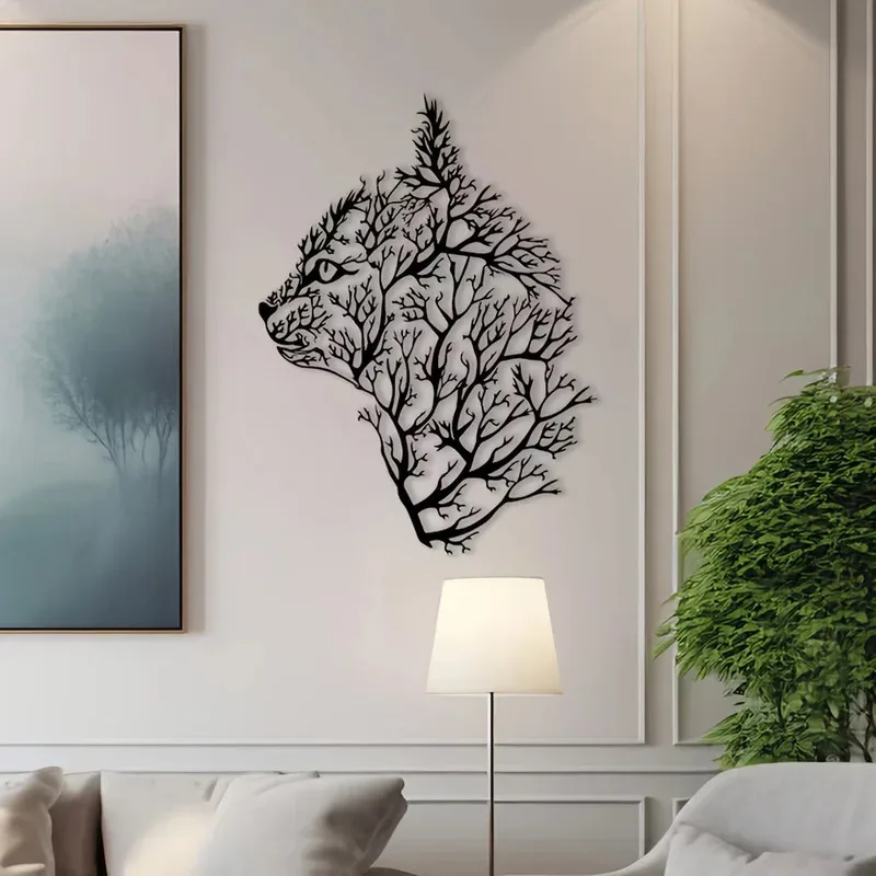 β Vintage Iron Cat Wall Art - Image 4