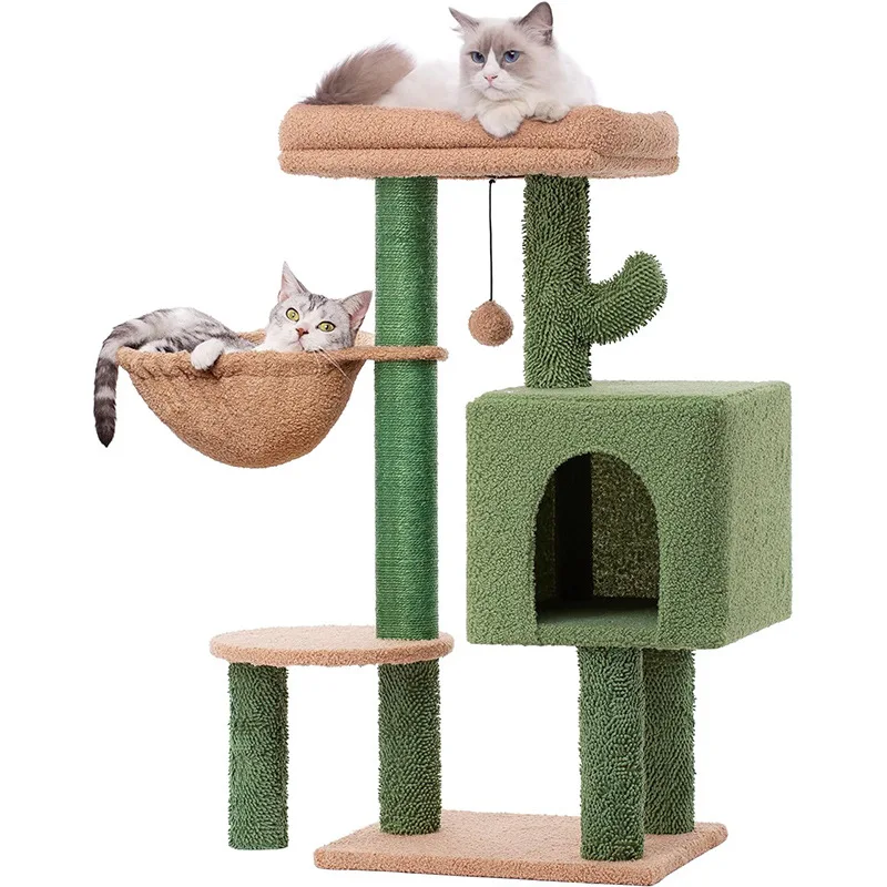 ⭐ Succulent Snuggle Cactus Cat Playground - Image 7