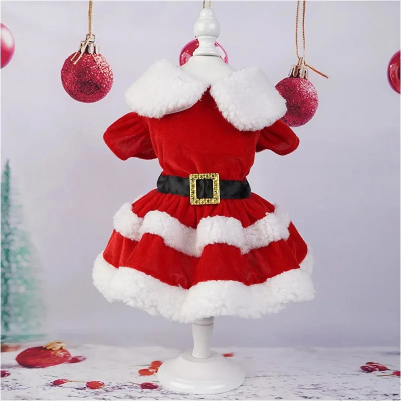 ⭐Cute Santa Claus Pet Dress – Soft & Breathable Christmas Outfit for Cats & Dogs - Image 4