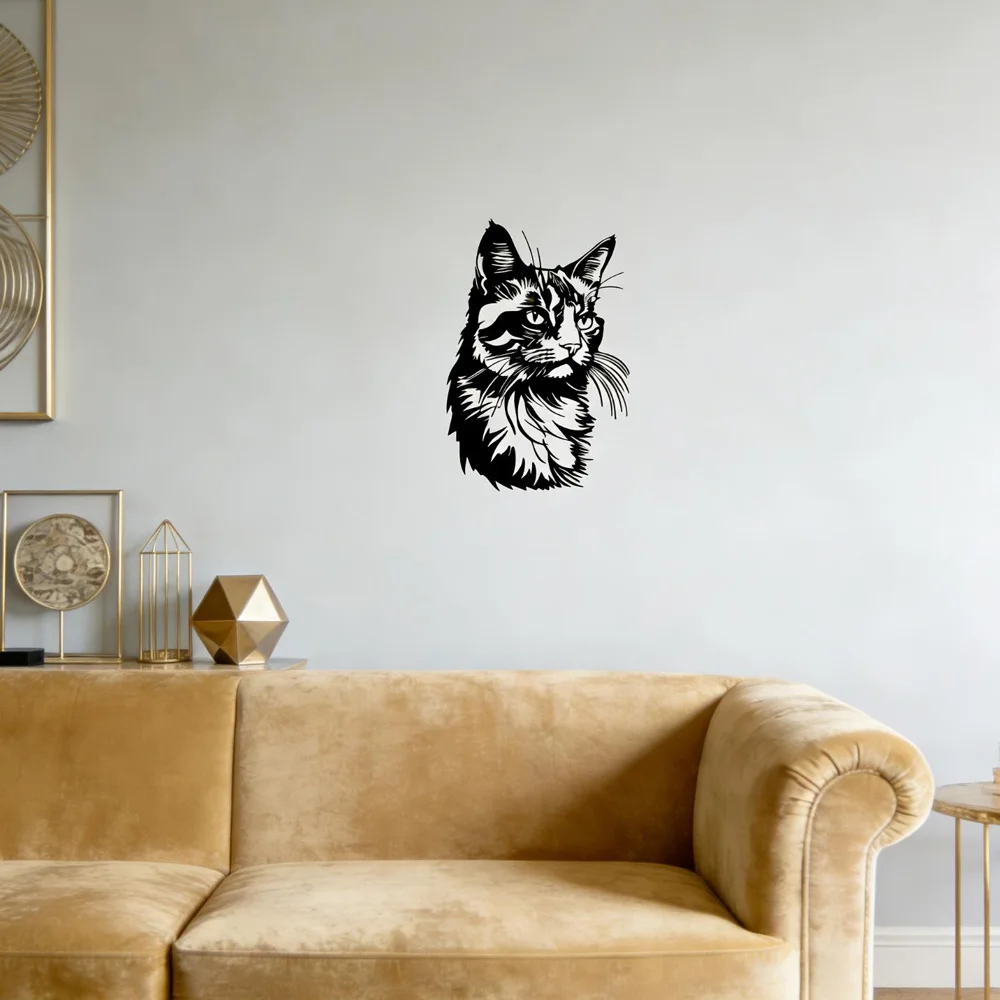 ⭐ American‑Style Cat Iron Wall Art - Image 3