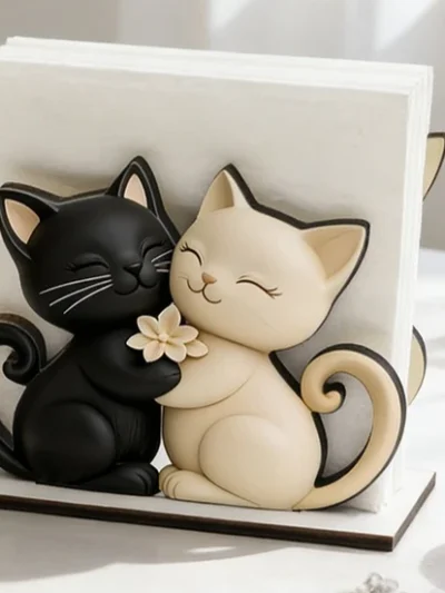 ⭐ Kitty Kitchen Napkin Holder