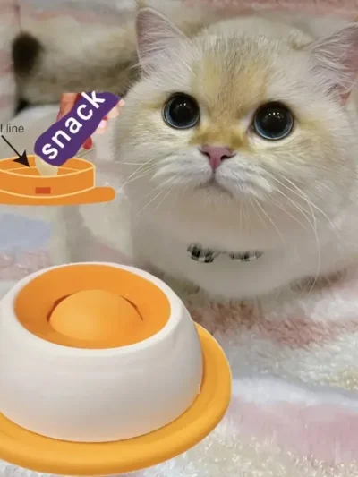 ⭐ Pet Lick Mat – Yogurt & Snack Licking Plate