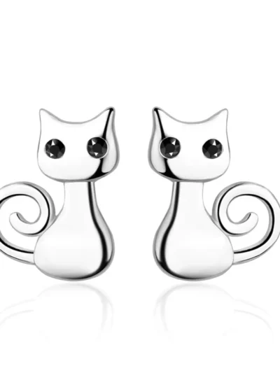 ⭐ Cute Lovely Smart Cat Stud Earrings