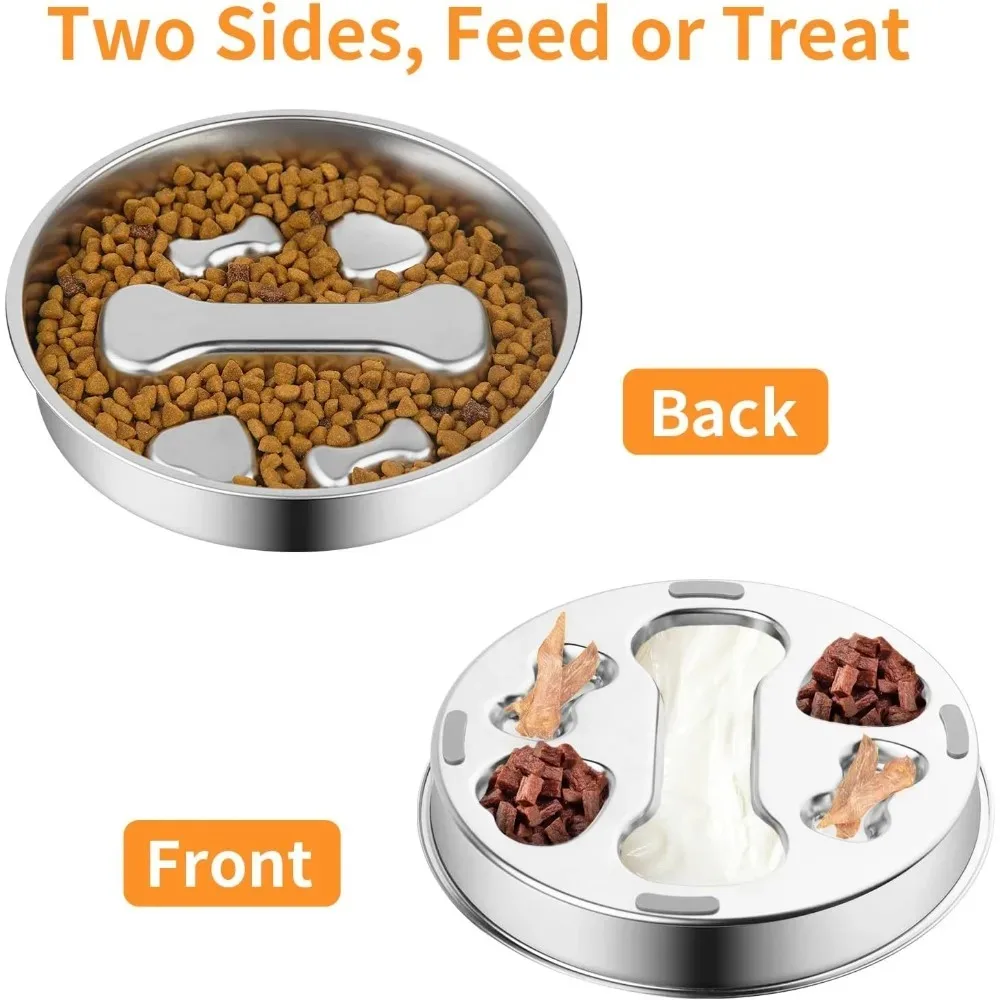 ⭐ Stainless Steel Slow Feeder Bowl – Non‑Slip Puzzle Dish - Image 5