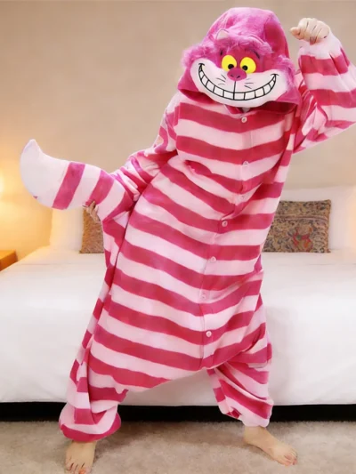 ⭐ Cheshire Cat Cosplay Onesie for Adults