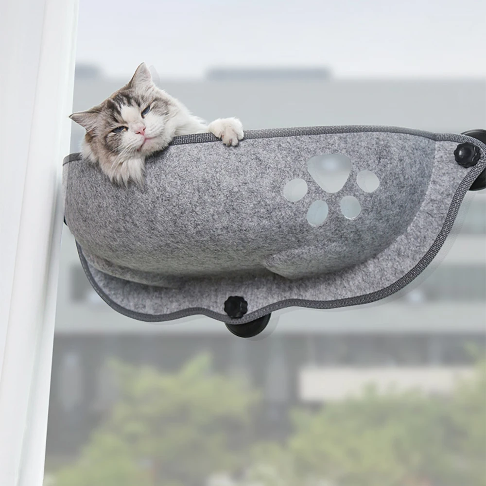 ⭐ PurrVista Velvet Window Bed