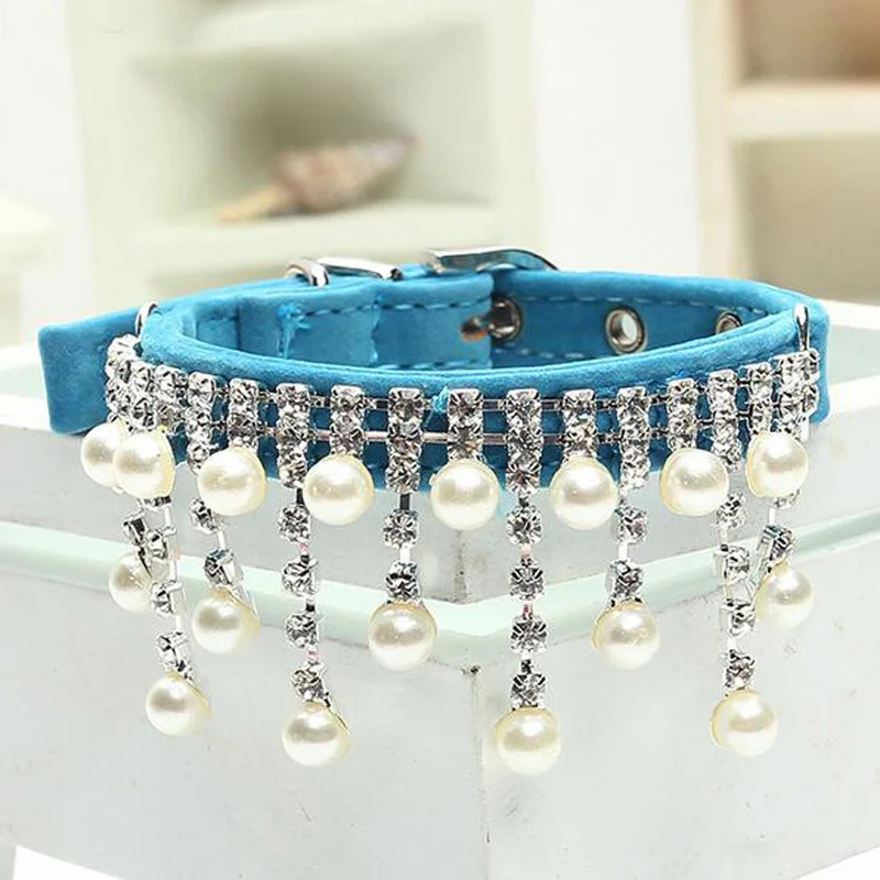 ⭐ Velvet & Pearl Cat Necklace – 5‑Color Luxury Pet Jewelry for Special Moments - Image 17